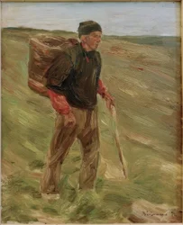 Studie zum Bauer mit Kiepe